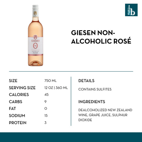 Giesen Non-Alcoholic Rosé - bardelia
