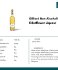 Giffard Non-Alcoholic Elderflower Liqueur - bardelia