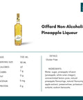 Giffard Non-Alcoholic Pineapple Liqueur - bardelia