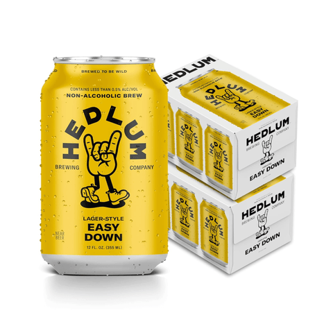 Hedlum Easy Down Non-Alcoholic Lager - bardelia