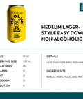 Hedlum Easy Down Non-Alcoholic Lager - bardelia