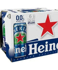 Heineken 0.0 Non-Alcoholic Beer (6 pack cans) - bardelia