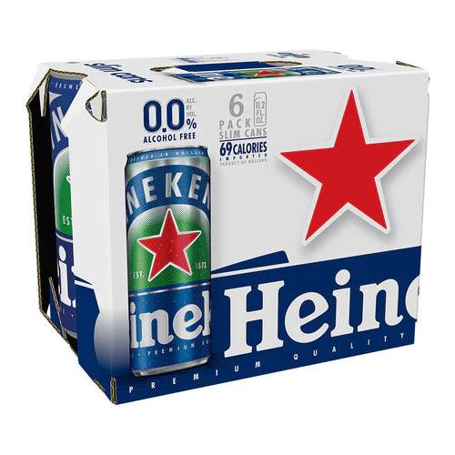 Heineken 0.0 Non-Alcoholic Beer (6 pack cans) - bardelia