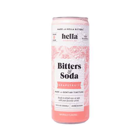 Hella Bitters & Soda Non-Alcoholic Grapefruit - bardelia