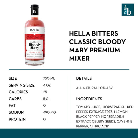 Hella Nashville Hot Bloody Mary Mixer - bardelia