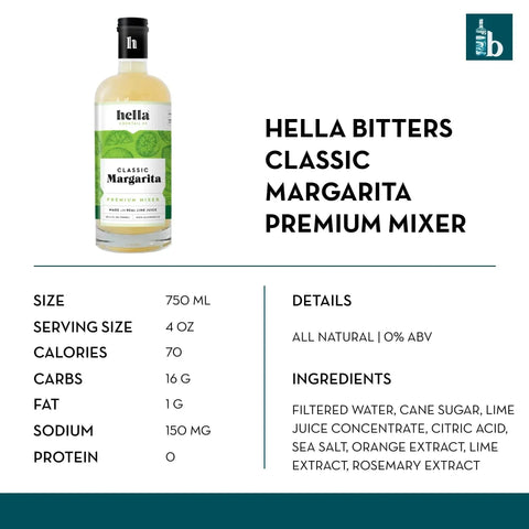 Hella Non-Alcoholic Margarita Mix - bardelia