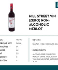 Hill Street Vin (Zero) Non-Alcoholic Merlot - bardelia