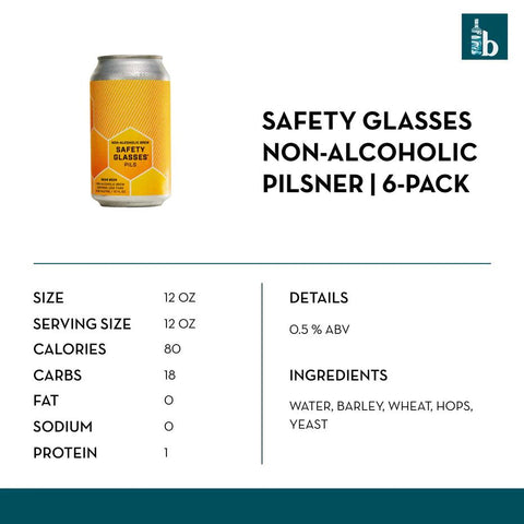 Industrial Arts Brewing Safety Glasses NA Pilsner (6 pack) - bardelia