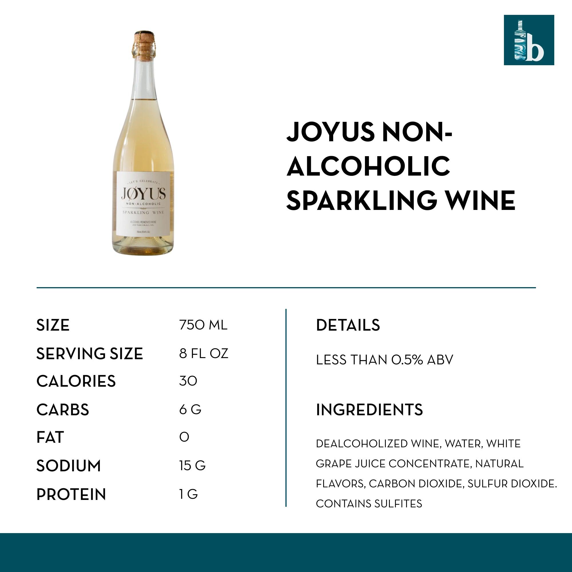 Joyus Non-Alcoholic Sparkling Wine - bardelia