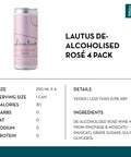 Lautus Non-Alcoholic Rosé Wine - bardelia