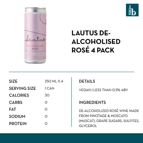 Lautus Non-Alcoholic Rosé Wine - bardelia