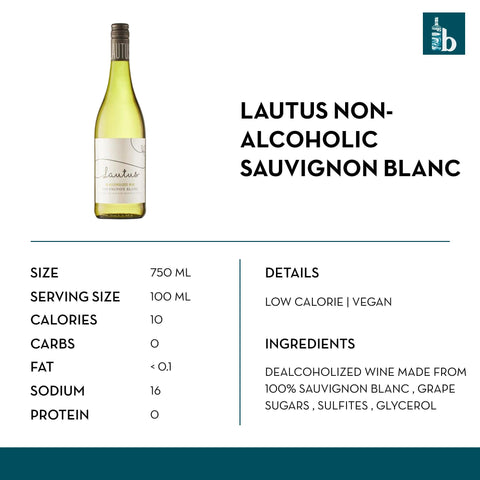 Lautus Non-Alcoholic Sauvignon Blanc - bardelia