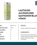 Lautus Non-Alcoholic Sauvignon Blanc - bardelia