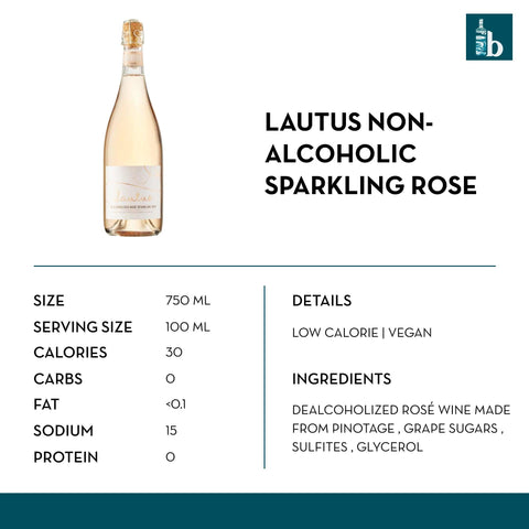 Lautus Non-Alcoholic Sparkling Rose - bardelia