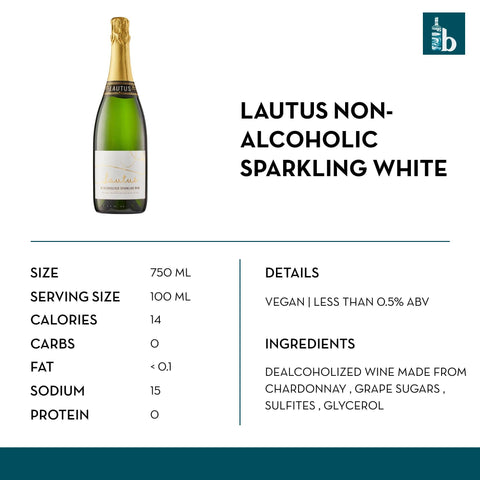 Lautus Non-Alcoholic Sparkling White - bardelia