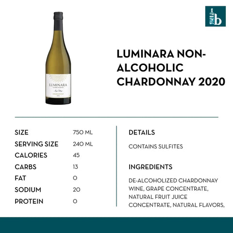 Luminara Alcohol-Removed Chardonnay - bardelia