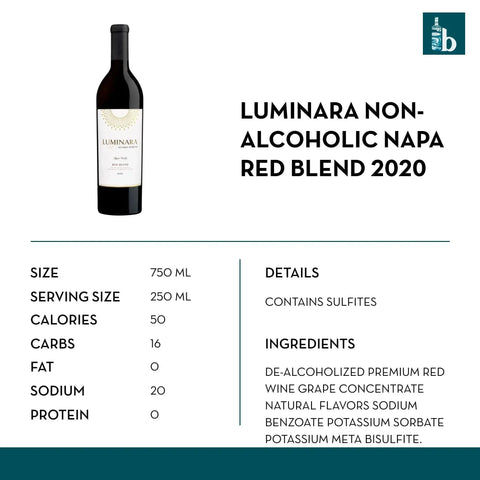 Luminara Alcohol-Removed Napa Red Blend - bardelia