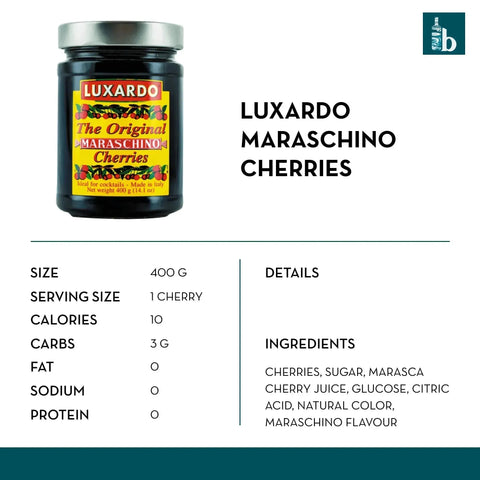 Luxardo Maraschino Cherries - bardelia