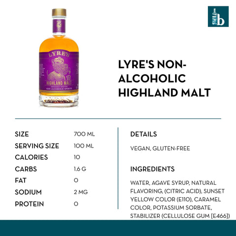 Lyre's Non-Alchoholic Highland Malt - bardelia