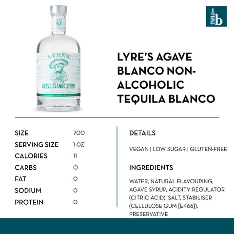 Lyre's Non-Alcoholic Agave Blanco - bardelia