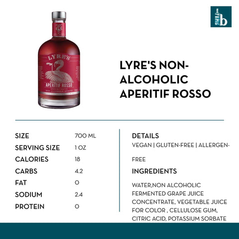 Lyre's Non-Alcoholic Apéritif Rosso - bardelia