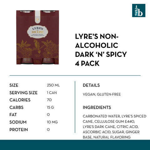 Lyre's Non-Alcoholic Dark & Spicy - bardelia