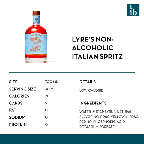 Lyre's Non-Alcoholic Italian Spritz - bardelia