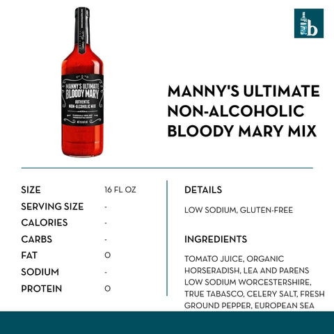 Manny's Ultimate Non-Alcoholic Bloody Mary Mix - bardelia