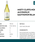 Misty Cliffs Non-Alcoholic Sauvignon Blanc - bardelia