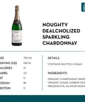 Noughty Dealcholized Sparkling Chardonnay - bardelia