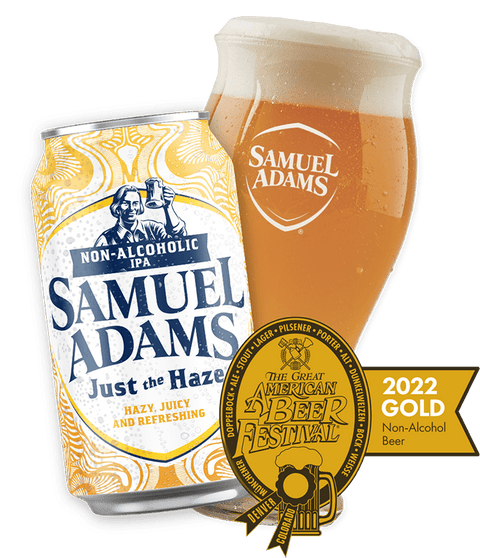 Sam Adams Just the Haze Non-Alcoholic Beer (6 pack) - bardelia