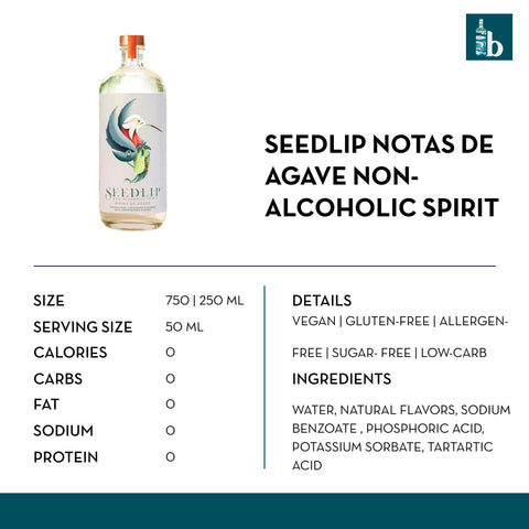 Seedlip Notas De Agave - bardelia