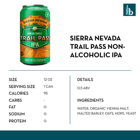 Sierra Nevada Non-Alcoholic IPA Trail Pass - bardelia