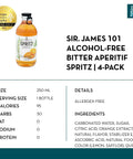 Sir. James 101 Alcohol-Free Bitter Aperitif Spritz - bardelia