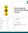 Sober Carpenter Non-Alcoholic Blonde Ale Beer - bardelia