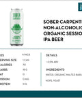 Sober Carpenter Non-Alcoholic Organic Session IPA Beer - bardelia