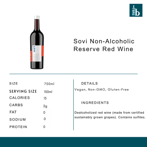 Sovi Non-Alcoholic Reserve Red Wine - bardelia