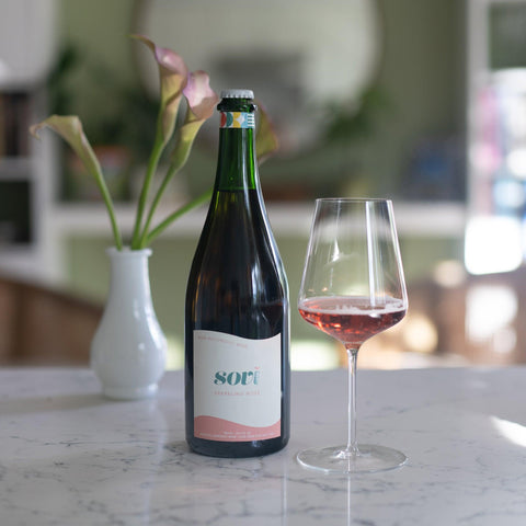Sovi Non-Alcoholic Sparkling Rosé Wine - bardelia