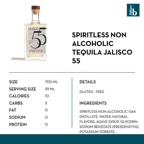 Spiritless Jalisco 55 Non-Alcoholic Tequila - bardelia