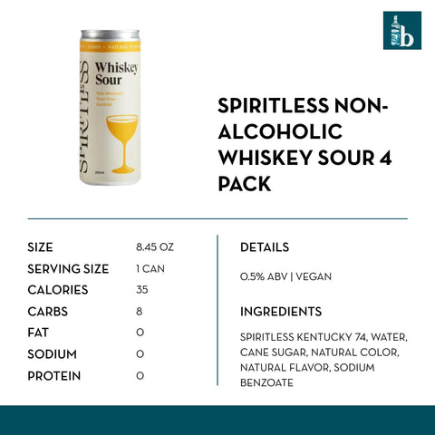 Spiritless Non-Alcoholic Whiskey Sour Pour Over - bardelia