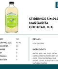 Stirrings Simple Margarita Cocktail Mix - bardelia