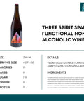 Three Spirit Non-Alcoholic Blurred Vines Spark Wine - bardelia