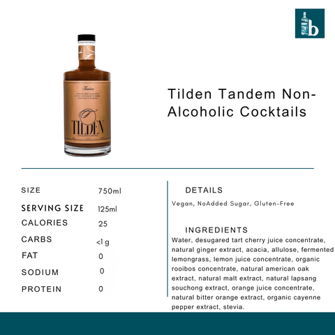 Tilden Tandem Non-Alcoholic Cocktails - bardelia