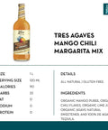 Tres Agaves Mango Chili Margarita Mix - bardelia