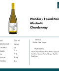 Wander + Found Non-Alcoholic Chardonnay - bardelia