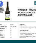 Wander + Found Non-Alcoholic Cuvée Blanc - bardelia