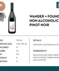 Wander + Found Non-Alcoholic Pinot Noir - bardelia