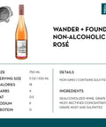 Wander + Found Non-Alcoholic Rosé - bardelia