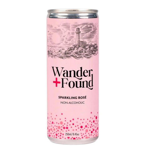 Wander + Found Non-Alcoholic Sparkling Rosé Cans - bardelia