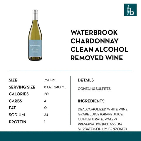 Waterbrook Non-Alcoholic Chardonnay - bardelia